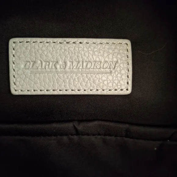 Grey Leather Backpack - Picture 5 of 6